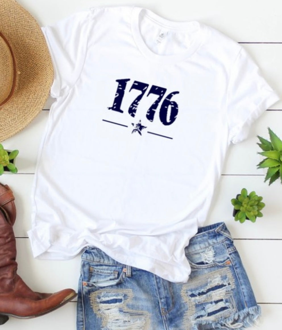 1776 Patriotic Tee in 2 Colors