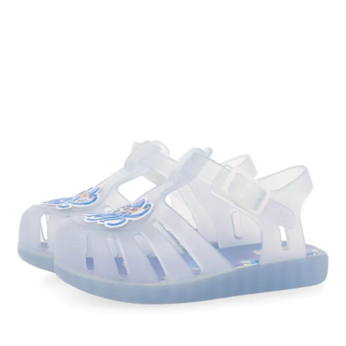 Acoua babies blue jelly sandals with octopus design