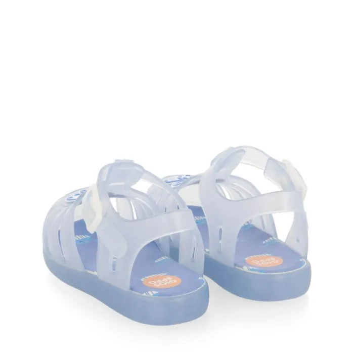 Acoua babies blue jelly sandals with octopus design