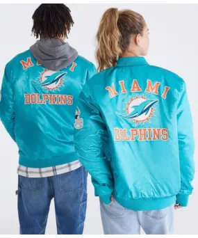 Aeropostale Miami Dolphins Bomber Jacket