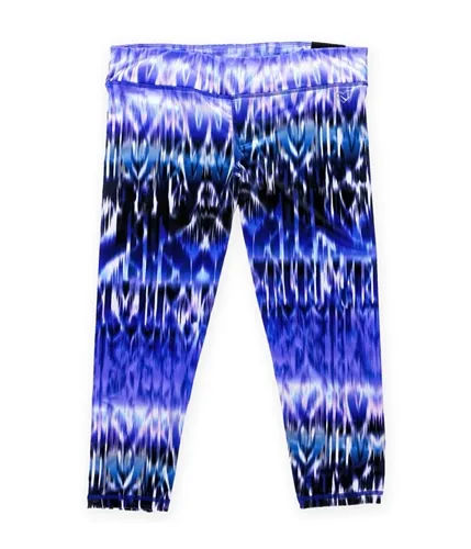 Aeropostale Womens Cropped Striae Athletic Track Pants