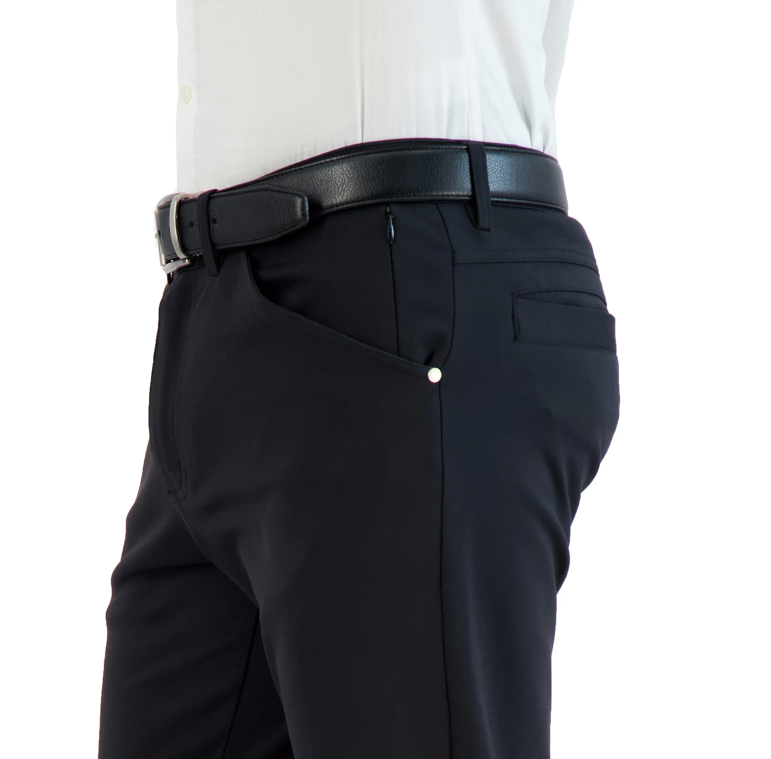 All Day, Everyday Super - Stretch Men's Pants - Business Casual - Black - Performance Collection