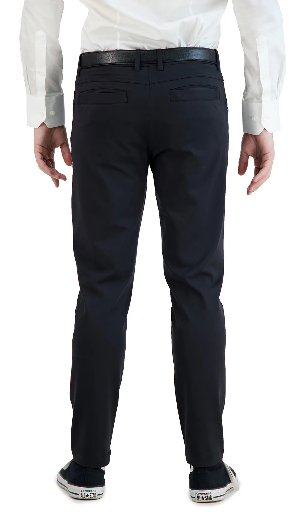 All Day, Everyday Super - Stretch Men's Pants - Business Casual - Black - Performance Collection