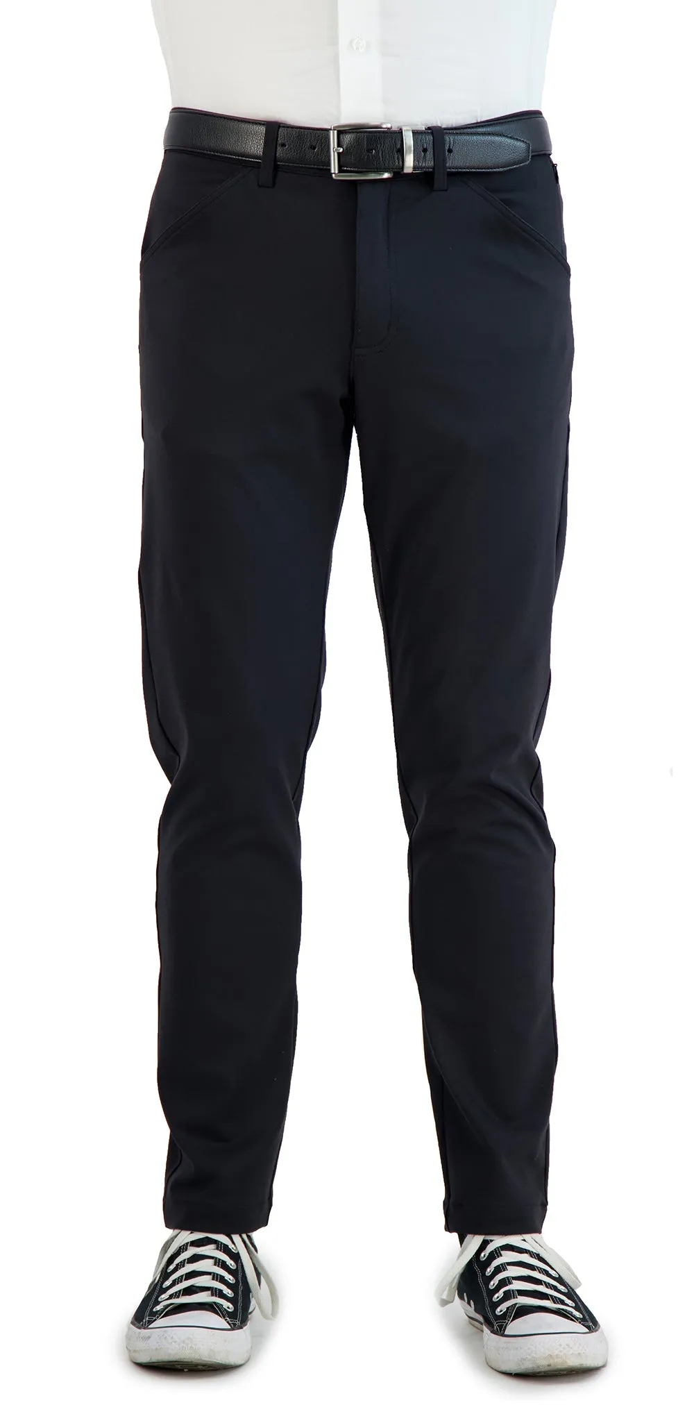 All Day, Everyday Super - Stretch Men's Pants - Business Casual - Black - Performance Collection