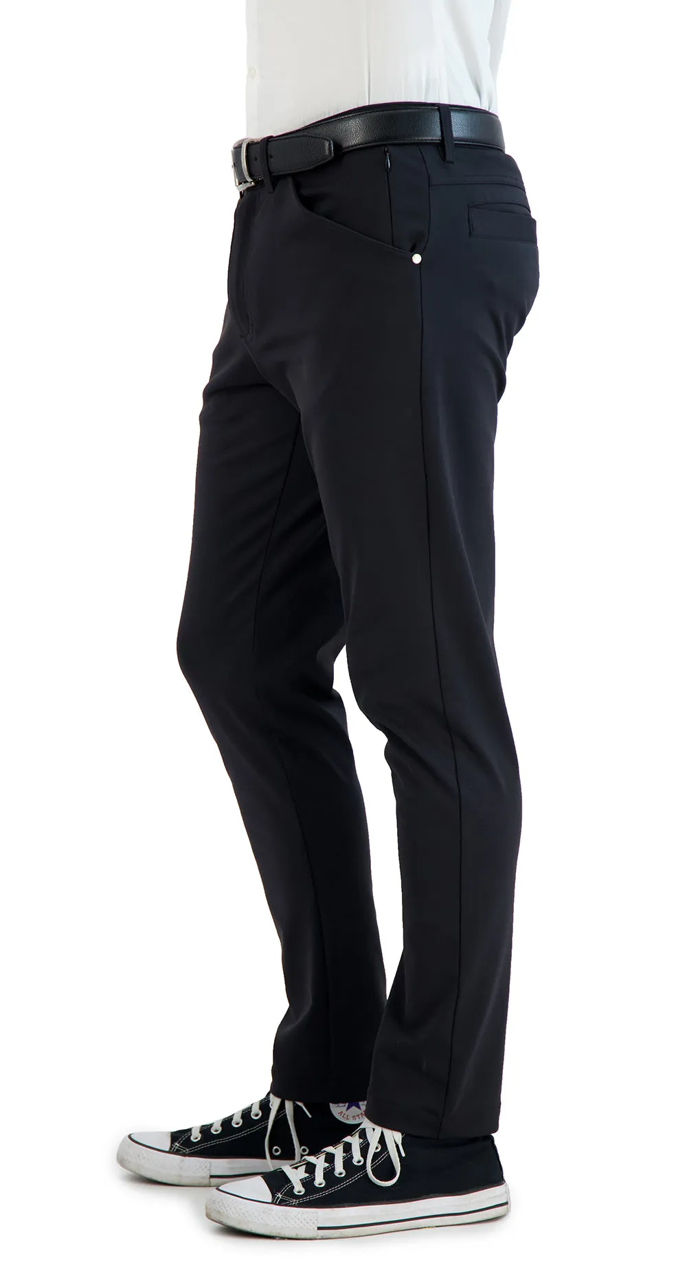 All Day, Everyday Super - Stretch Men's Pants - Business Casual - Black - Performance Collection