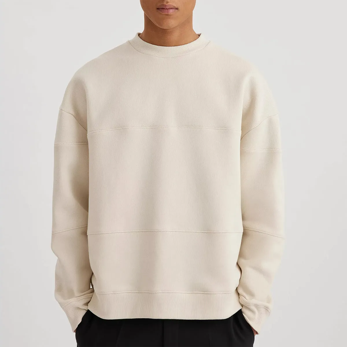 Axel Arigato - Court Sweatshirt in Pale Beige