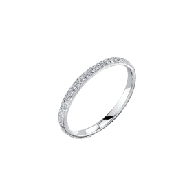 Axel Ring with White Pavé Diamonds