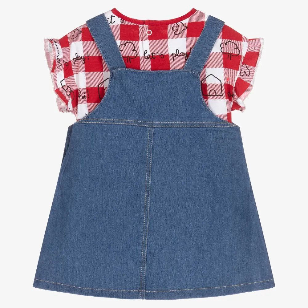 Baby Girls Denim Dress Set