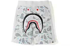 BAPE SHARK SHORTS WHITE