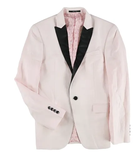 Bar Iii Mens Linen Dinner One Button Blazer Jacket, TW1