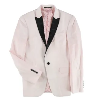 Bar Iii Mens Linen Dinner One Button Blazer Jacket, TW1