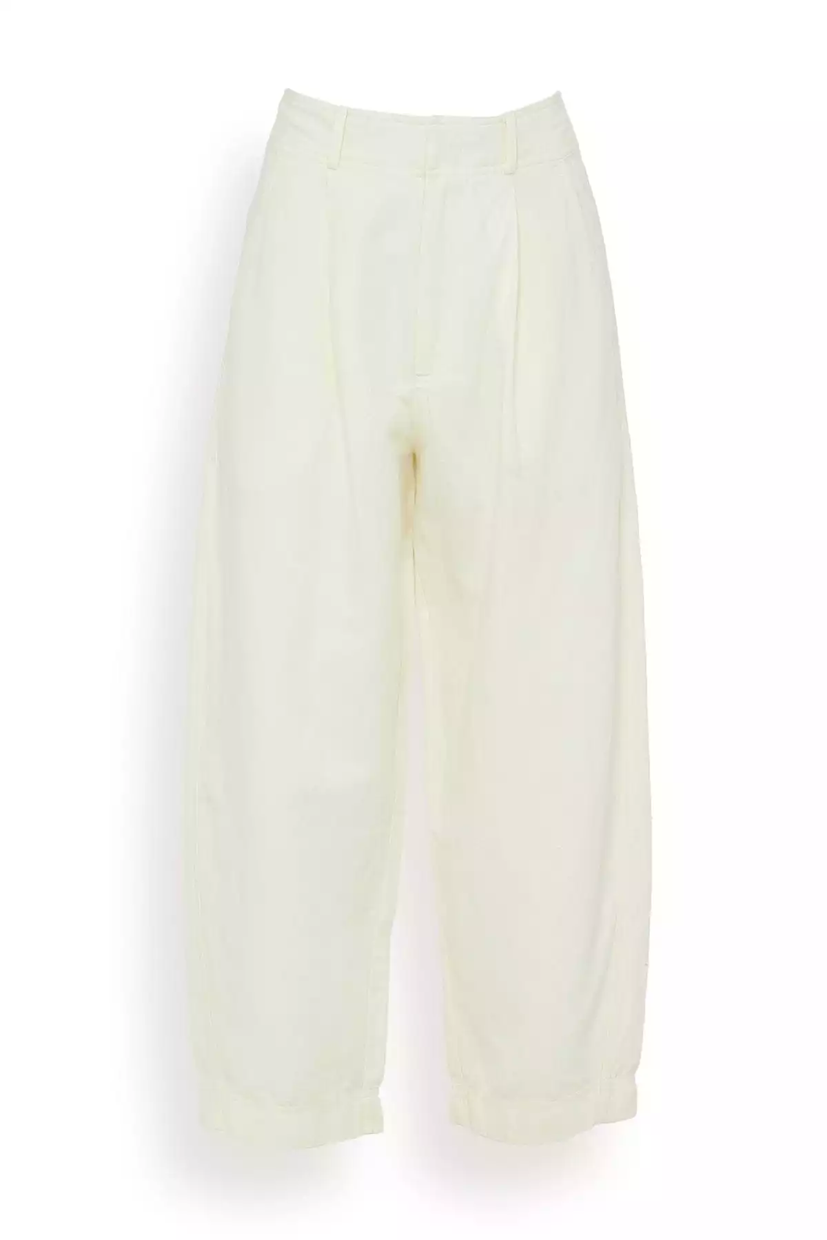 Bari Crop Trouser in Cream