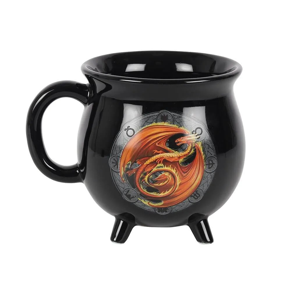 Beltane Dragon Color Changing Cauldron Mug