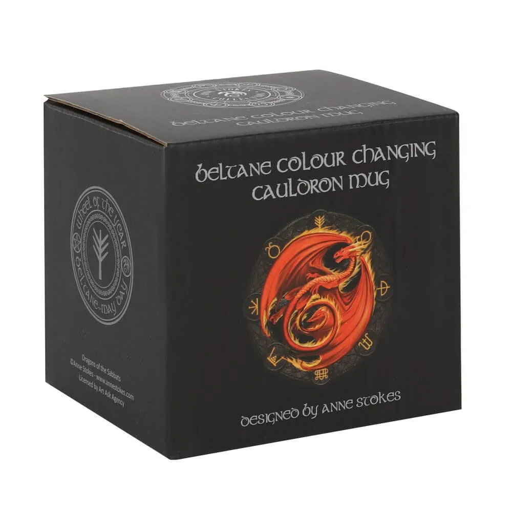 Beltane Dragon Color Changing Cauldron Mug