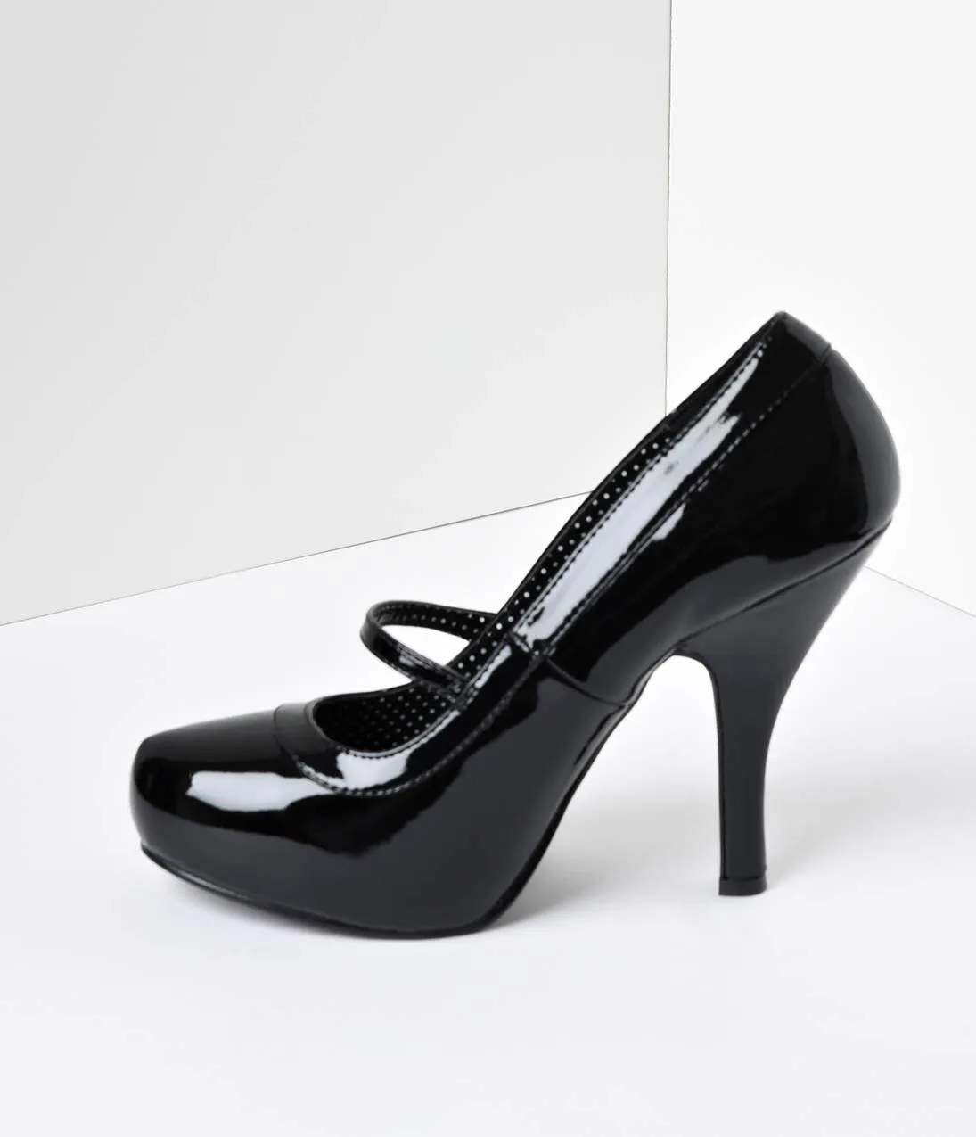 Black Patent Leather Cutie Pie Pumps