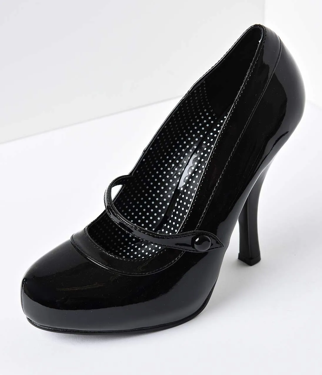 Black Patent Leather Cutie Pie Pumps