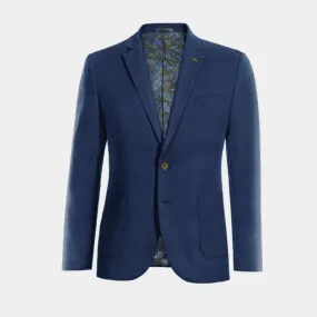  Blazer azul marino de lino edición limitada