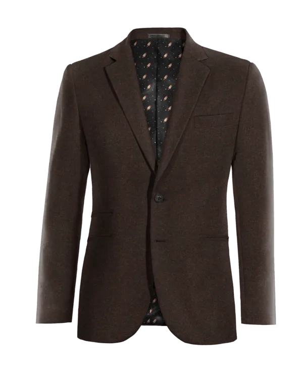  Blazer marron rojizo de donegal tweed edición limitada