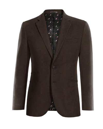  Blazer marron rojizo de donegal tweed edición limitada