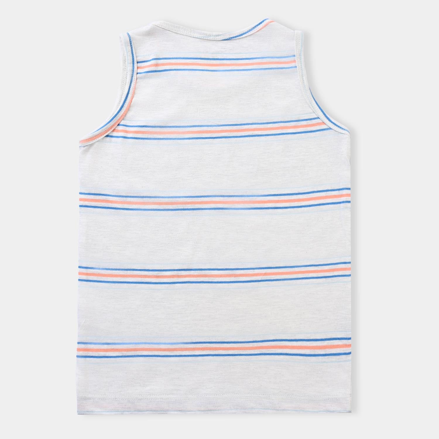 Boys Cotton Jersey Sando Aloha-OFF-White