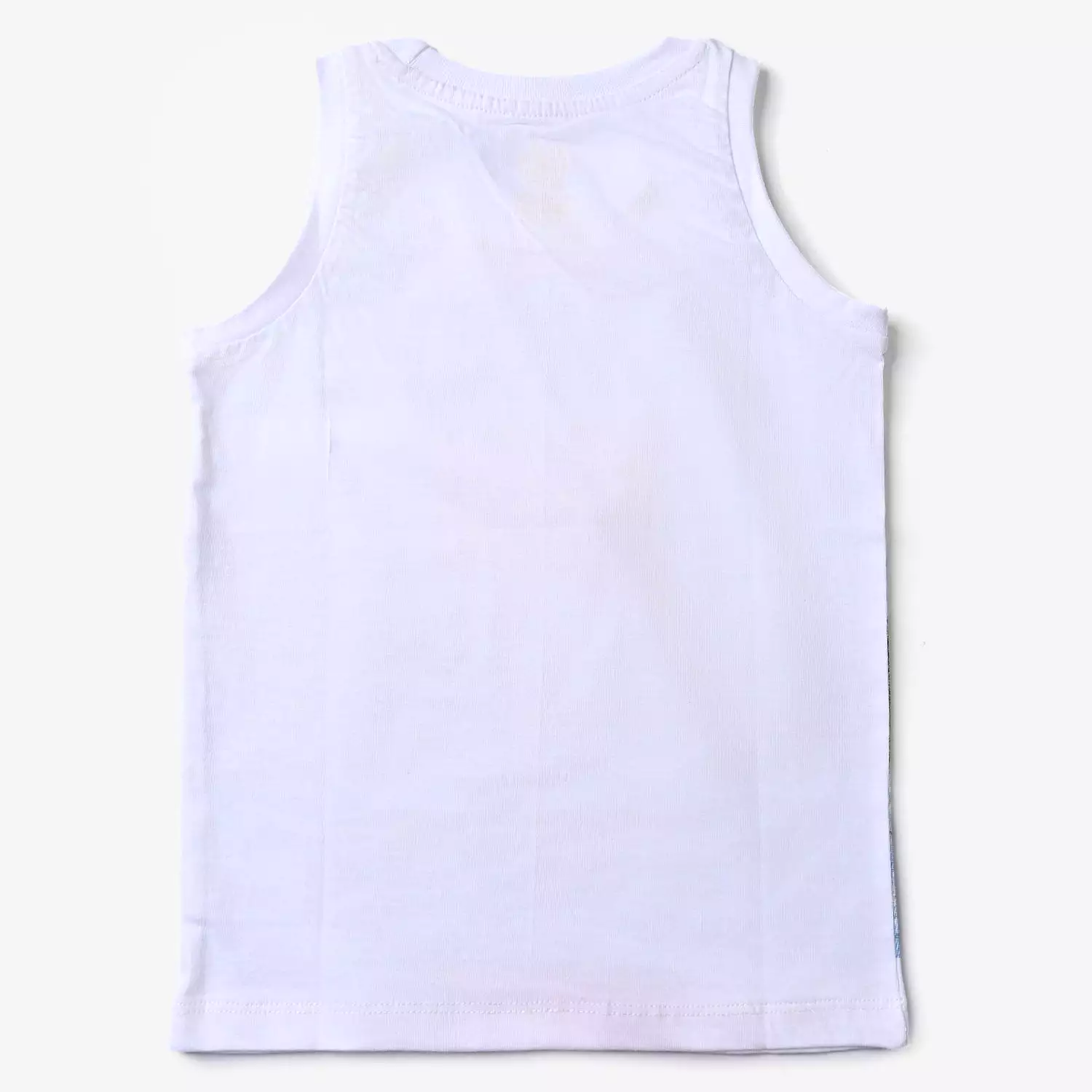 Boys Cotton Jersey Sando Always-White