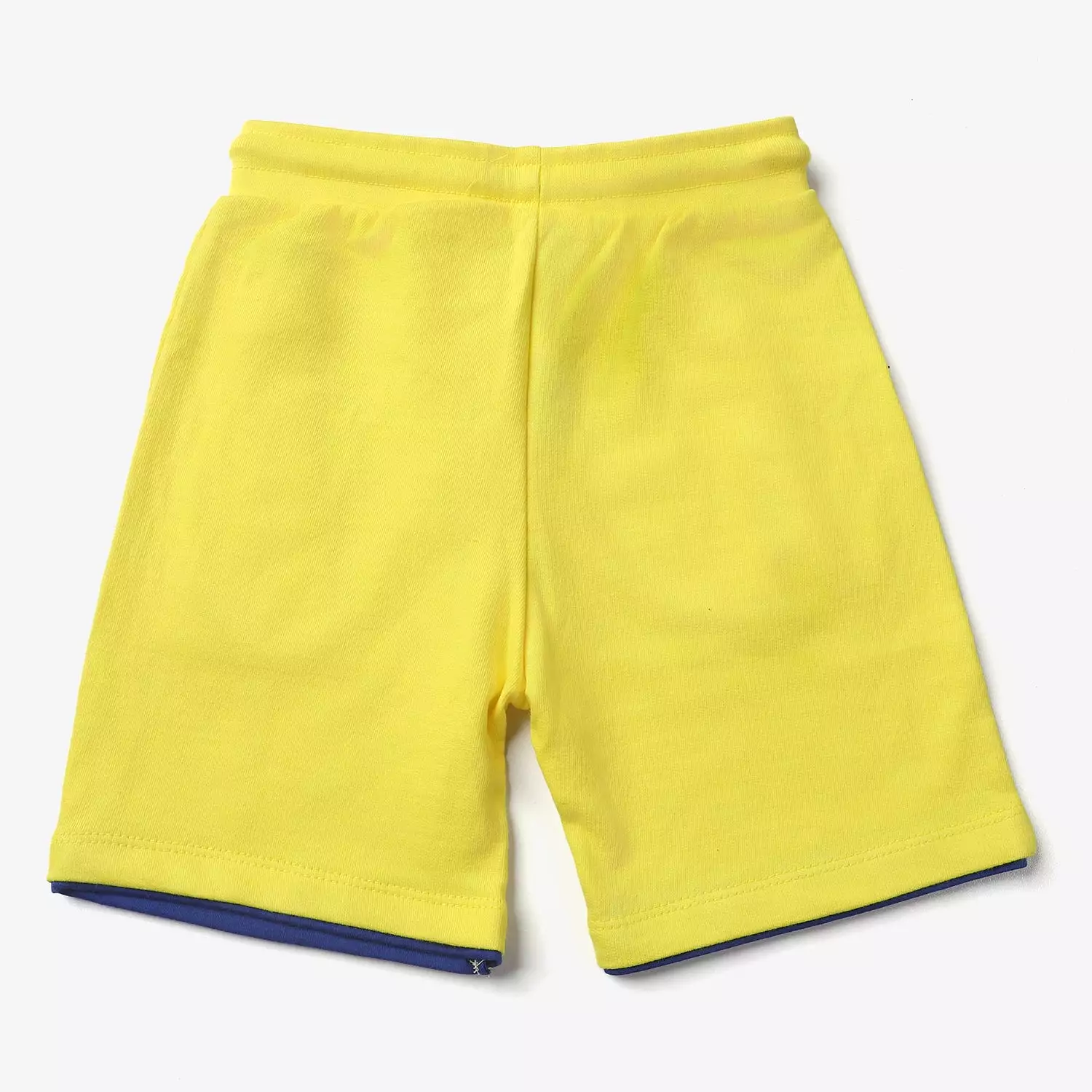 Boys Cotton Terry Knitted Short 35-B.Yellow