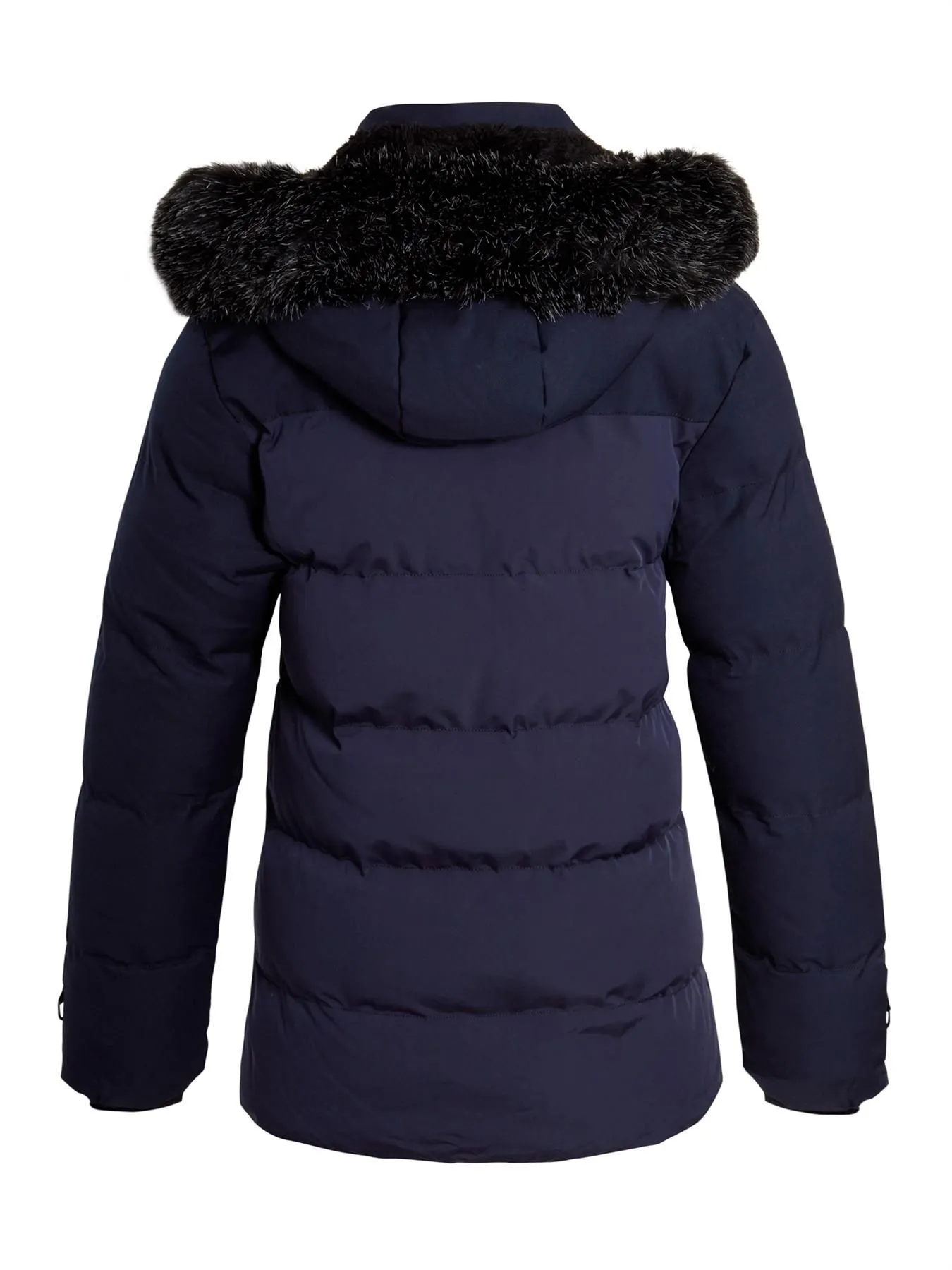 Boys Faux Fur Parka Coat, Fleece Lined, Navy, Grey, Ages 3 to 14 Years