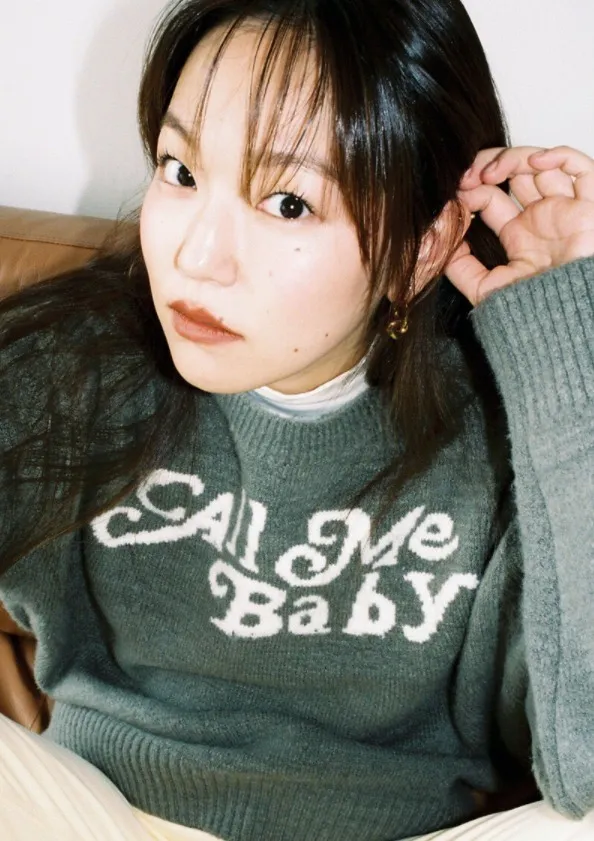 Call Me Baby  |Casual Style Unisex Street Style Logo V-neck & Crew neck