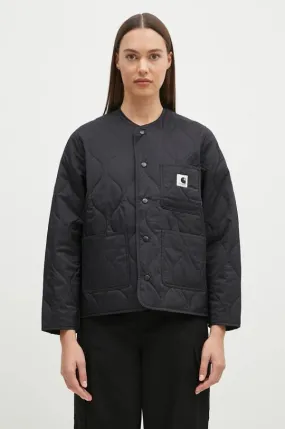 Carhartt WIP jacket Carhartt WIP W' Skyler Liner I031602 BLACK women's black color