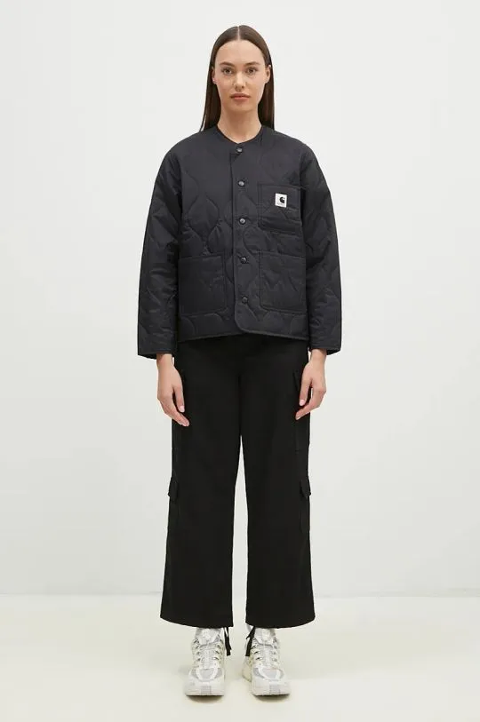 Carhartt WIP jacket Carhartt WIP W' Skyler Liner I031602 BLACK women's black color