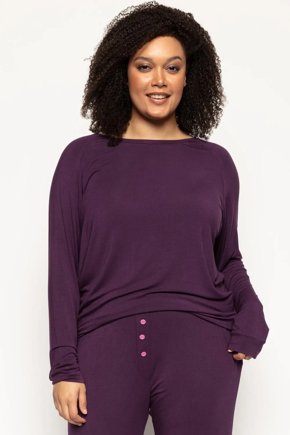 Clarissa Long Sleeve Slouch Jersey Top