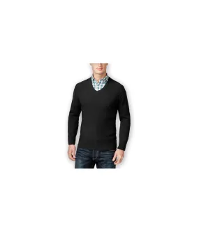 Club Room Mens Diamond-Knit V Neck Pullover Sweater, TW8