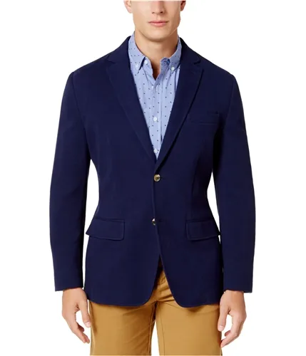 Club Room Mens Knit Two Button Blazer Jacket