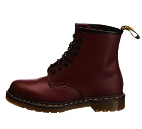 Dr. Martens Unisex 1460 Smooth Leather Lace Up Boot (Cherry Red)