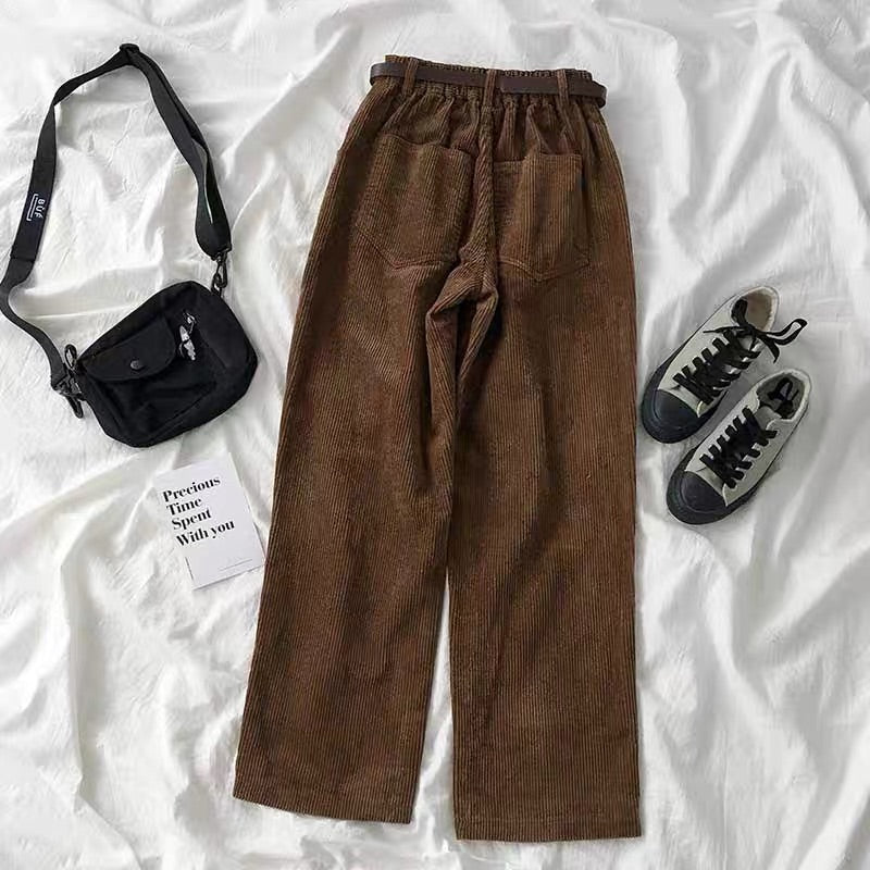 FASHION CORDUROY CASUAL PANTS BY99555