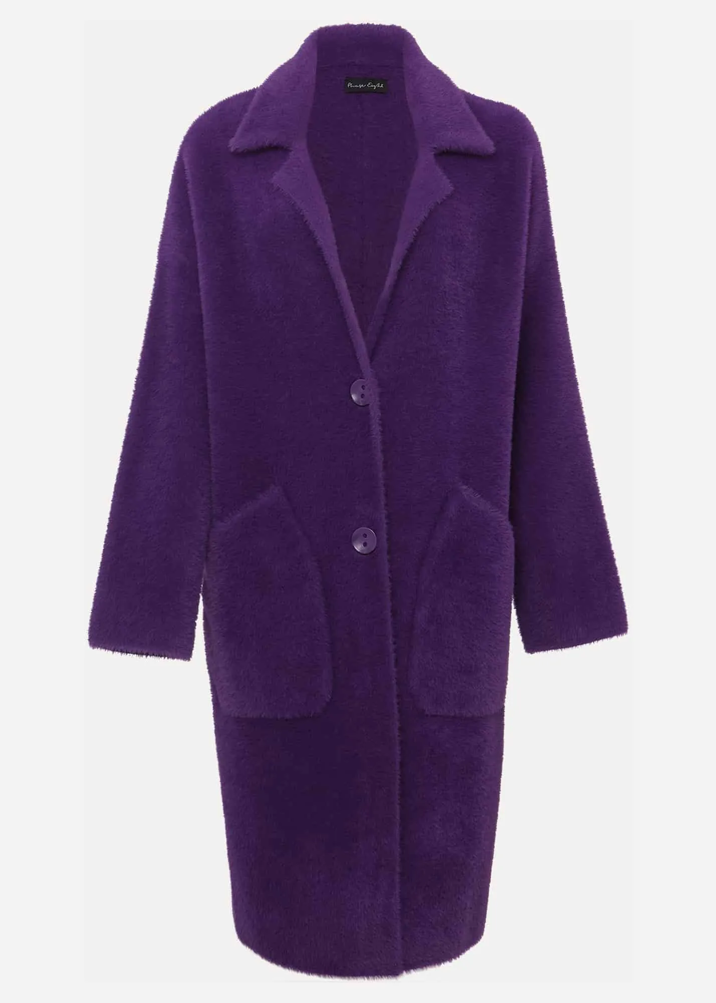 Floressa Fluffy Knitted Coat