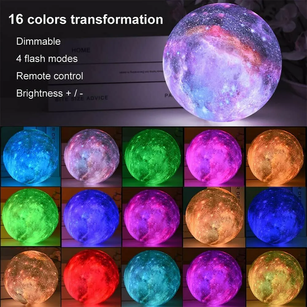 Galaxy Moonlight - Color Changing Moon Lamp