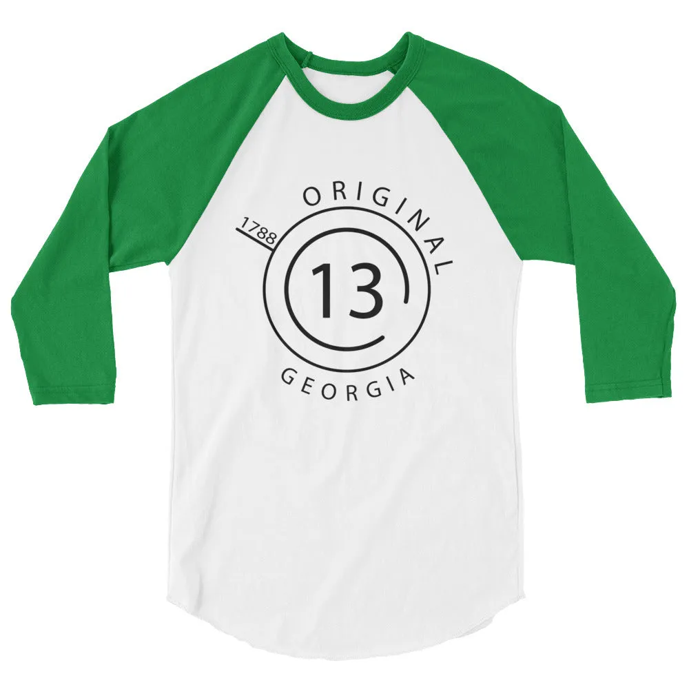 Georgia - 3/4 Sleeve Raglan Shirt - Original 13