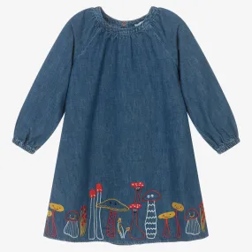 Girls Blue Denim Dress