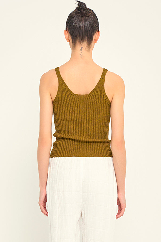 GRADE AND GATHER BASIC KNIT CAMISOLE, 2 COLORS