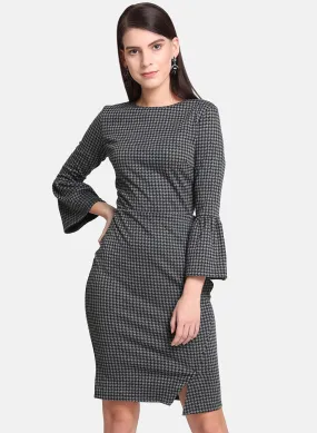 Houndstooth Dress