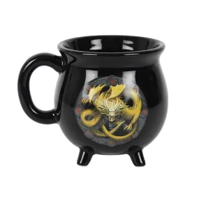 Imbolc Dragon Color Changing Cauldron Mug