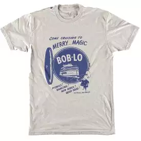 Ink Detroit Vintage Bob-Lo Island T Shirt (Light Grey) 3107