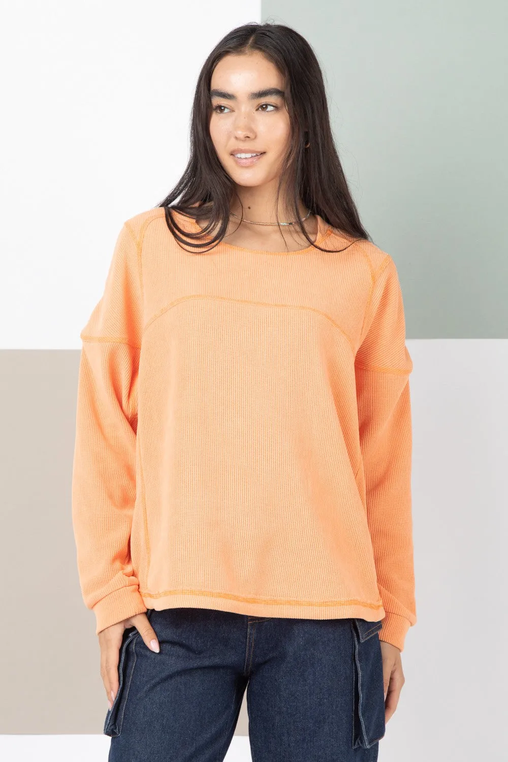 Joni Round Hem Top - 2 Colors