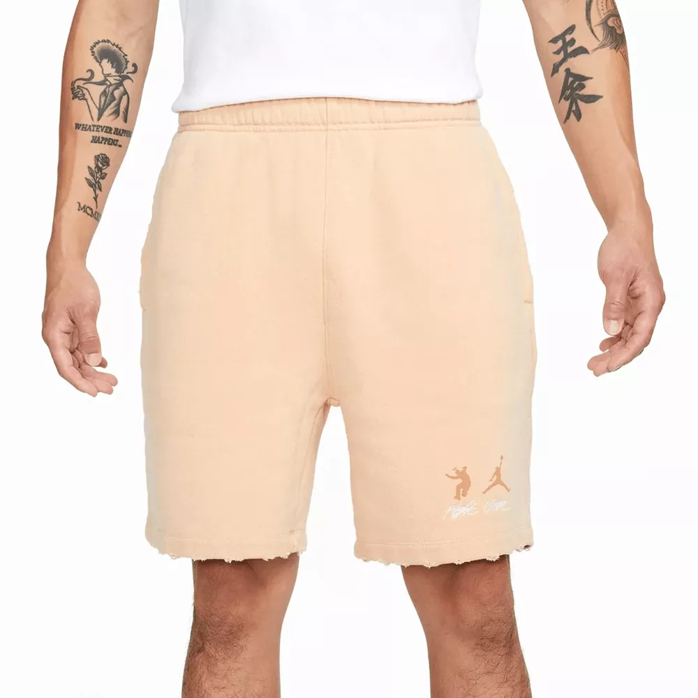 Jordan x Union Fleece Shorts White Onyx