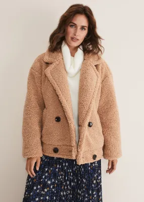 Kelsey Short Teddy Coat