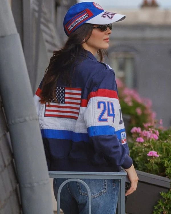 Kendall Jenner USA Jacket | USA Olympics Jacket