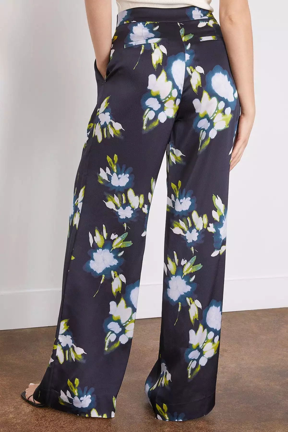 Kenia Pant in Black/Ballad Blue Multi (TS)