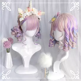 LOLITA PASTEL PINK ROMAN ROLL WIG BY31157