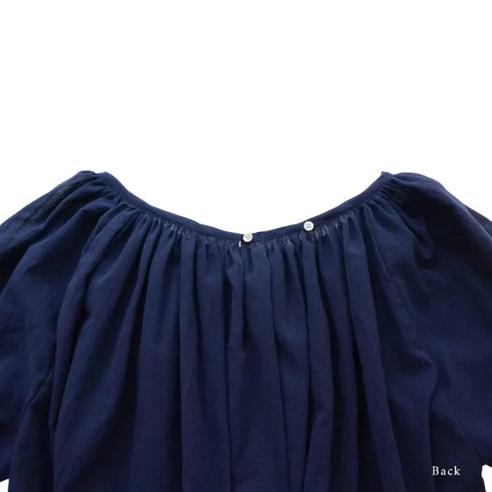 Makié Woman Samantha Chiffon Blouse Navy